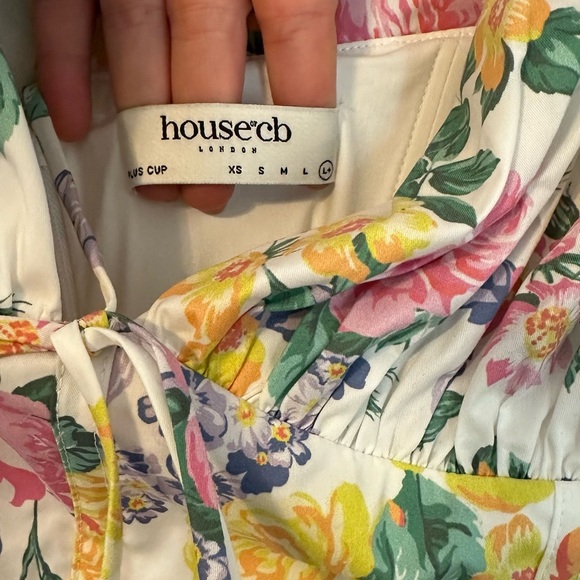 House of CB Multicolor Floral Midi Dress - Picture 3 of 5